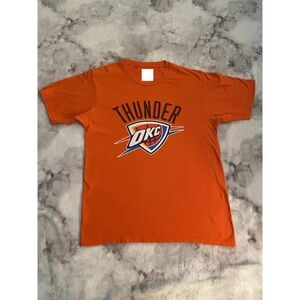 Okc Thunder Oklahoma City Thunder Orange T Shirt Fanatics Mens Small